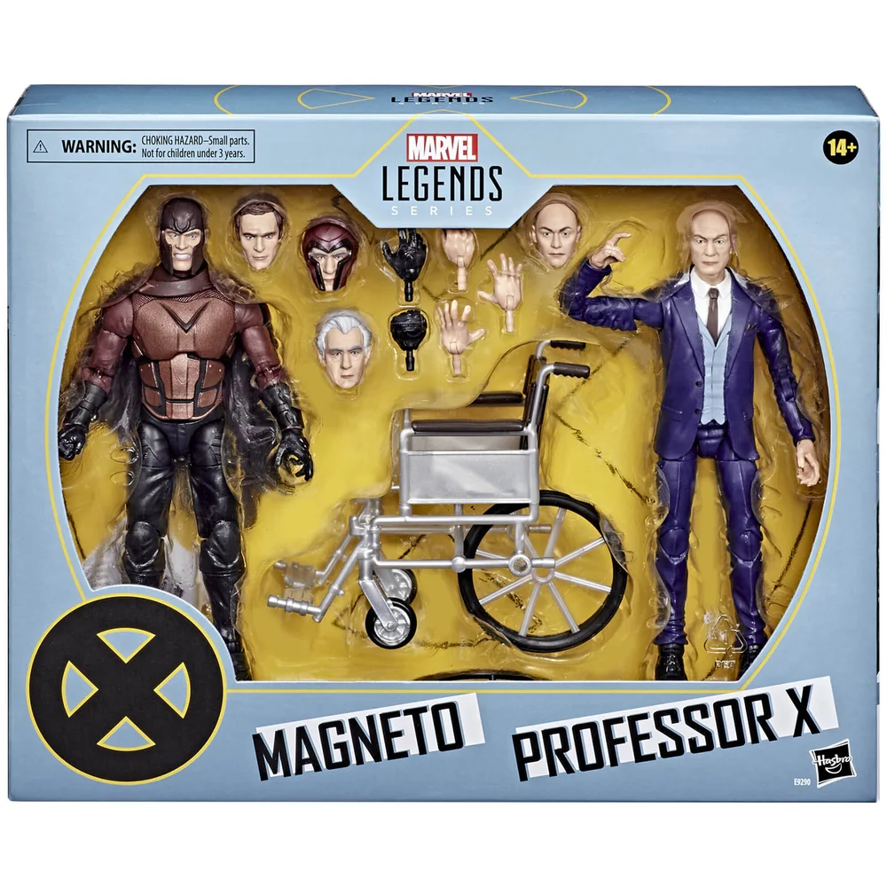 Hasbro Marvel Legends X-Men Ensemble de Figurines articulées Magneto et Le Professeur X Image 1