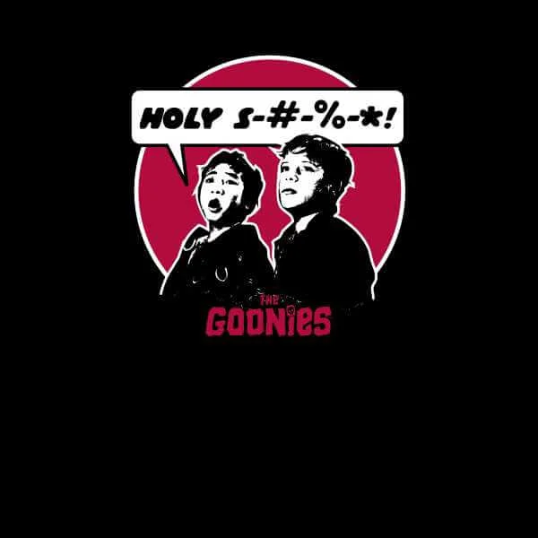 T-shirt The Goonies Holy S#!T - Noir - Homme