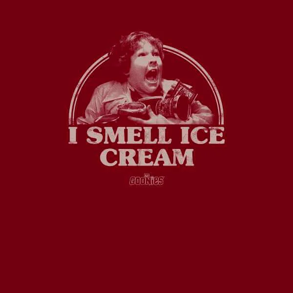 T-shirt The Goonies I Smell Ice Cream - Bordeaux - Homme