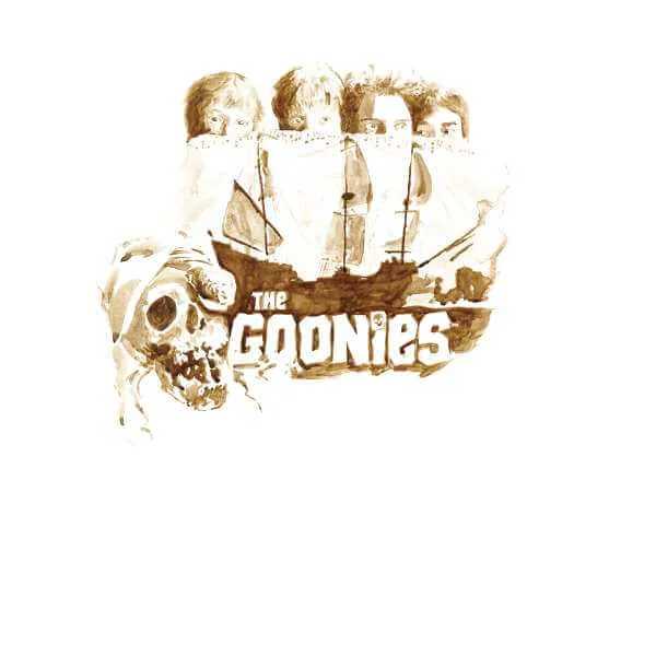T-shirt The Goonies Watercolour - Blanc - Homme