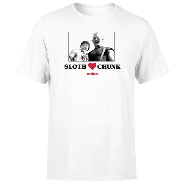 T-shirt The Goonies Sloth Love Chunk - Blanc - Homme