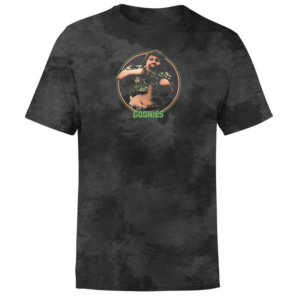T-shirt The Goonies Truffle Shuffle - Noir Tie Dye - Unisexe - S Image 1