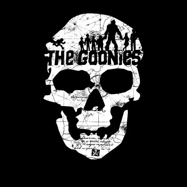 T-shirt The Goonies Skeleton Key - Noir - Femme