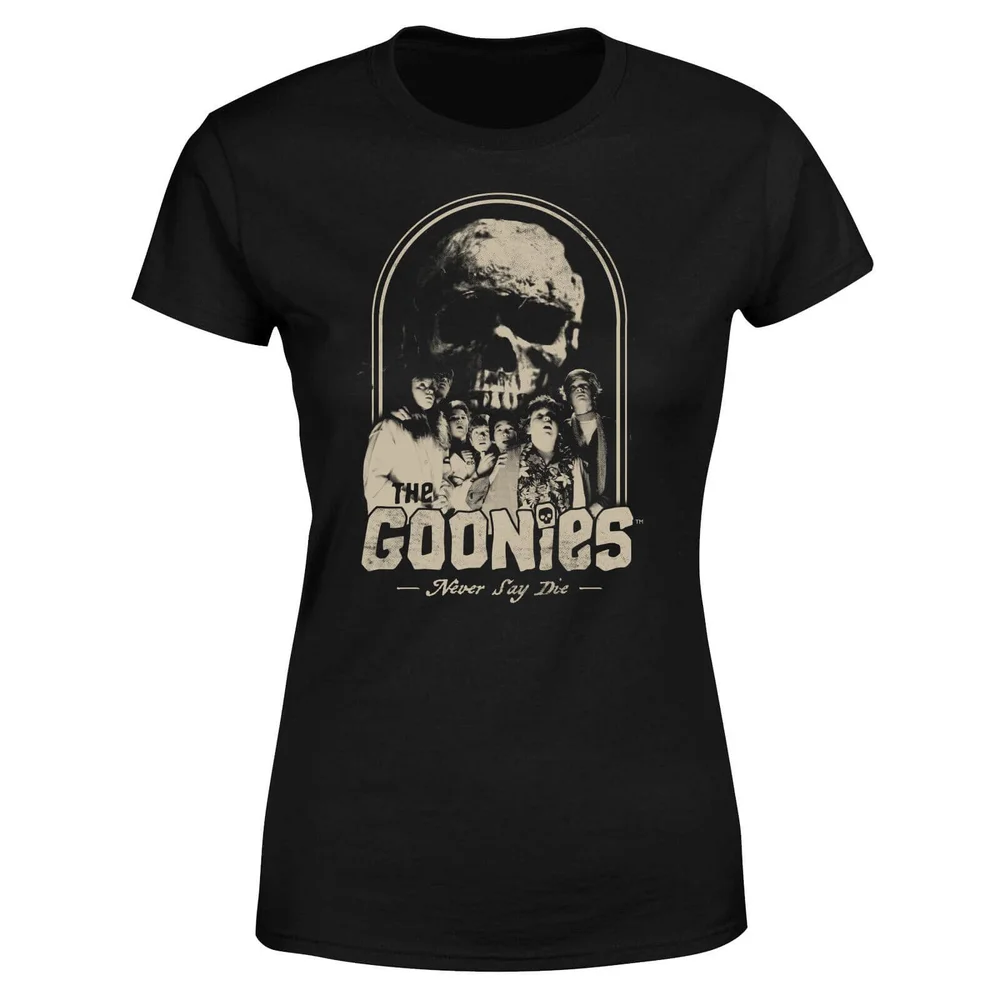 T-shirt The Goonies Never Say Die Retro - Noir - Femme - XS Image 1
