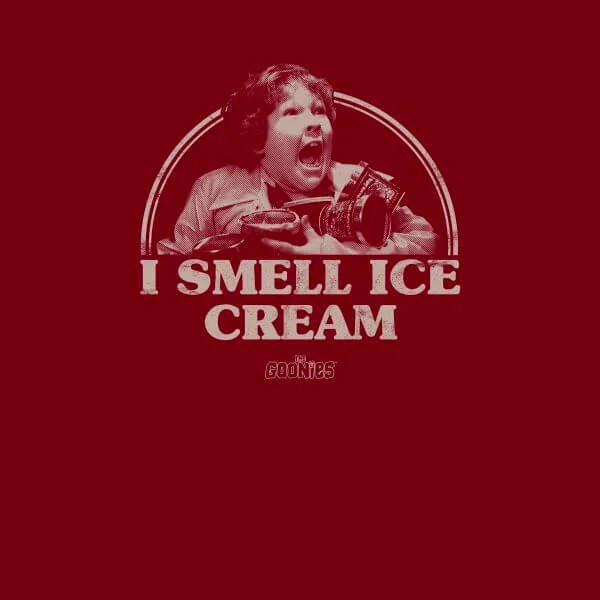 T-shirt The Goonies I Smell Ice Cream - Bordeaux - Femme