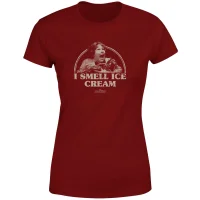 T-shirt The Goonies I Smell Ice Cream - Bordeaux - Femme