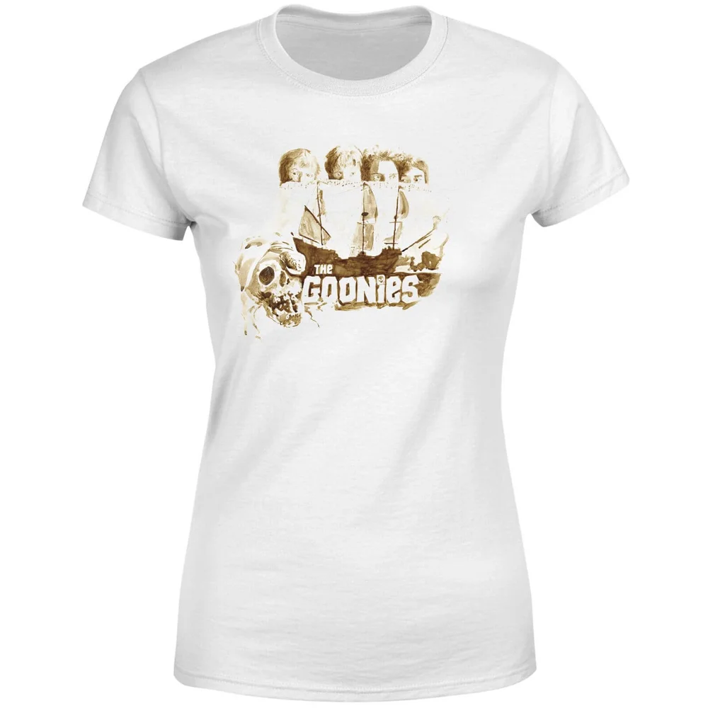 T-shirt The Goonies Watercolour - Blanc - Femme - XS Image 1