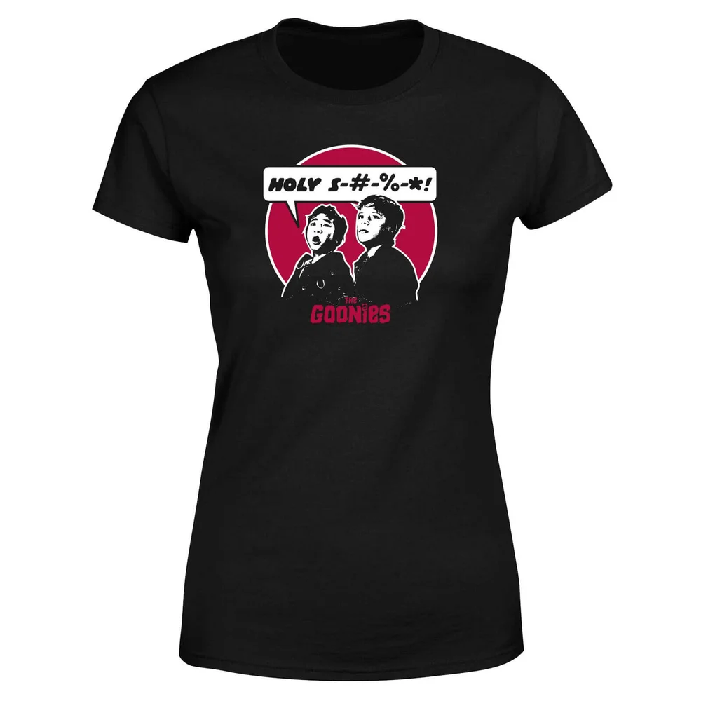 T-shirt The Goonies Holy S#!T - Noir - Femme - XS Image 1