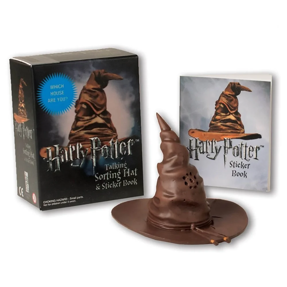 Chapeau de triage parlant et livre d'autocollants Harry Potter Image 1