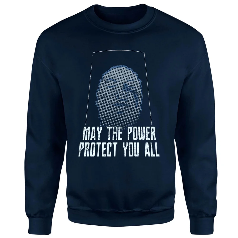 Sweat-shirt Power Rangers May The Power Protect You - Bleu Marine - S Image 1