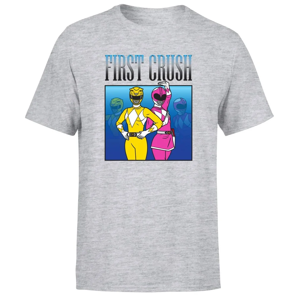 T-shirt Power Rangers First Crush - Gris - Homme - S Image 1