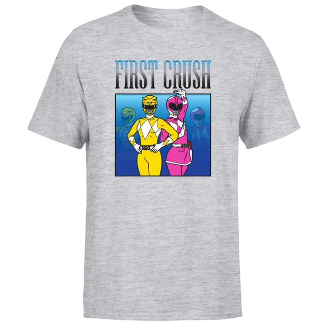 T-shirt Power Rangers First Crush - Gris - Homme