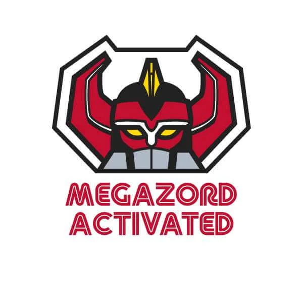 T-shirt Ringer Power Rangers Megazord Activated - Blanc/Rouge - Unisexe