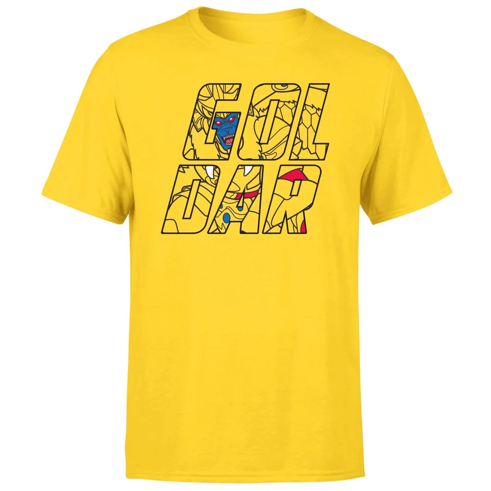 T-shirt Power Rangers Goldar Text - Jaune - Homme - S Image 1