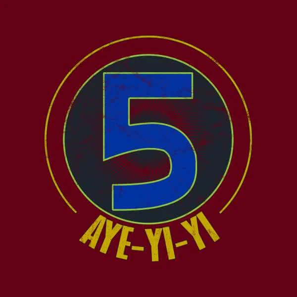 T-shirt Power Rangers Alpha-5 Logo - Bordeaux - Homme