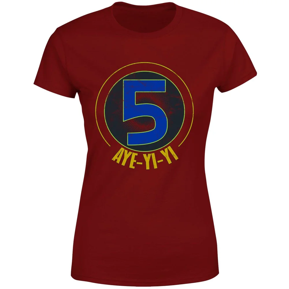 T-shirt Power Rangers Alpha-5 Logo - Burgundy - Femme - XS Image 1