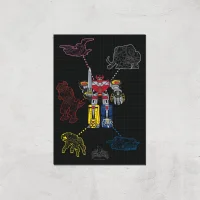 Poster Fine Art Power Rangers Megazord