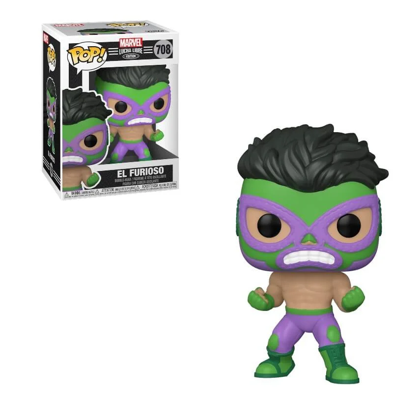 Luchadores Hulk Marvel Funko Pop! Figurine en Vinyle Image 1