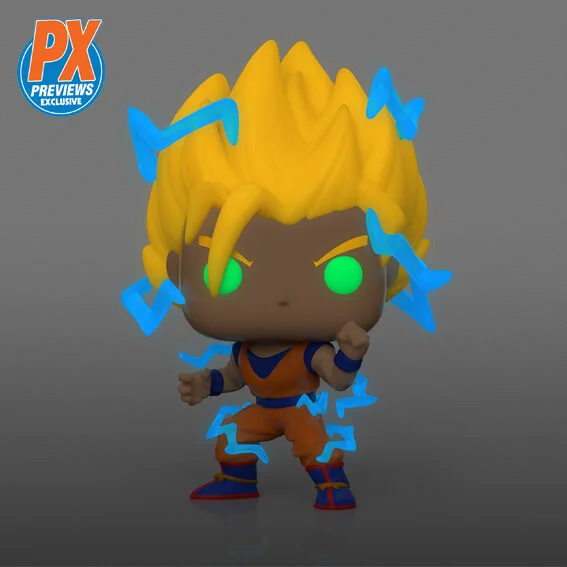 Figurine Funko Pop! Vinyl PX Previews Dragon Ball Z Super Saiyan 2 Goku EXC