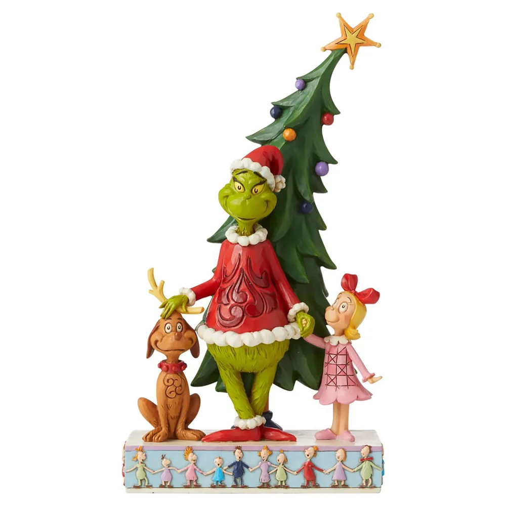 Figurine Grinch Decorating Tree par Jim Shore Image 1