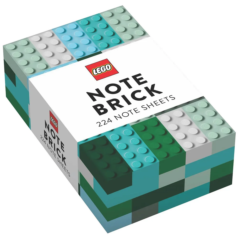 Note LEGO Brick-Bleu/Vert Image 1