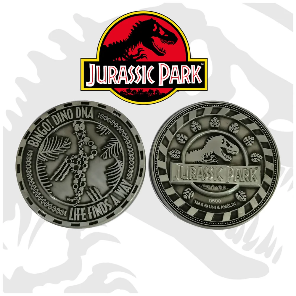 Pièce de collection Jurassic Park M. ADN, Édition Limitée Image 1