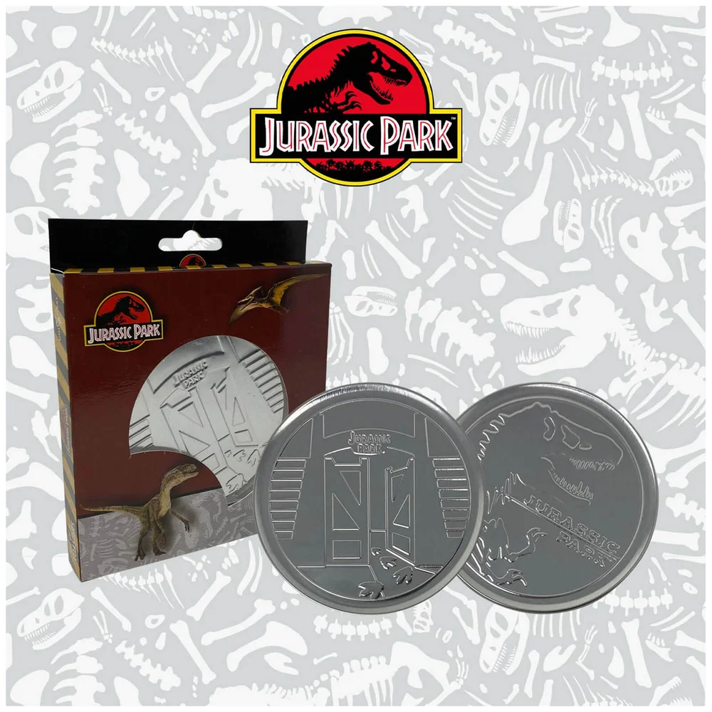 Dessous de verre en métal Jurassic Park Image 1