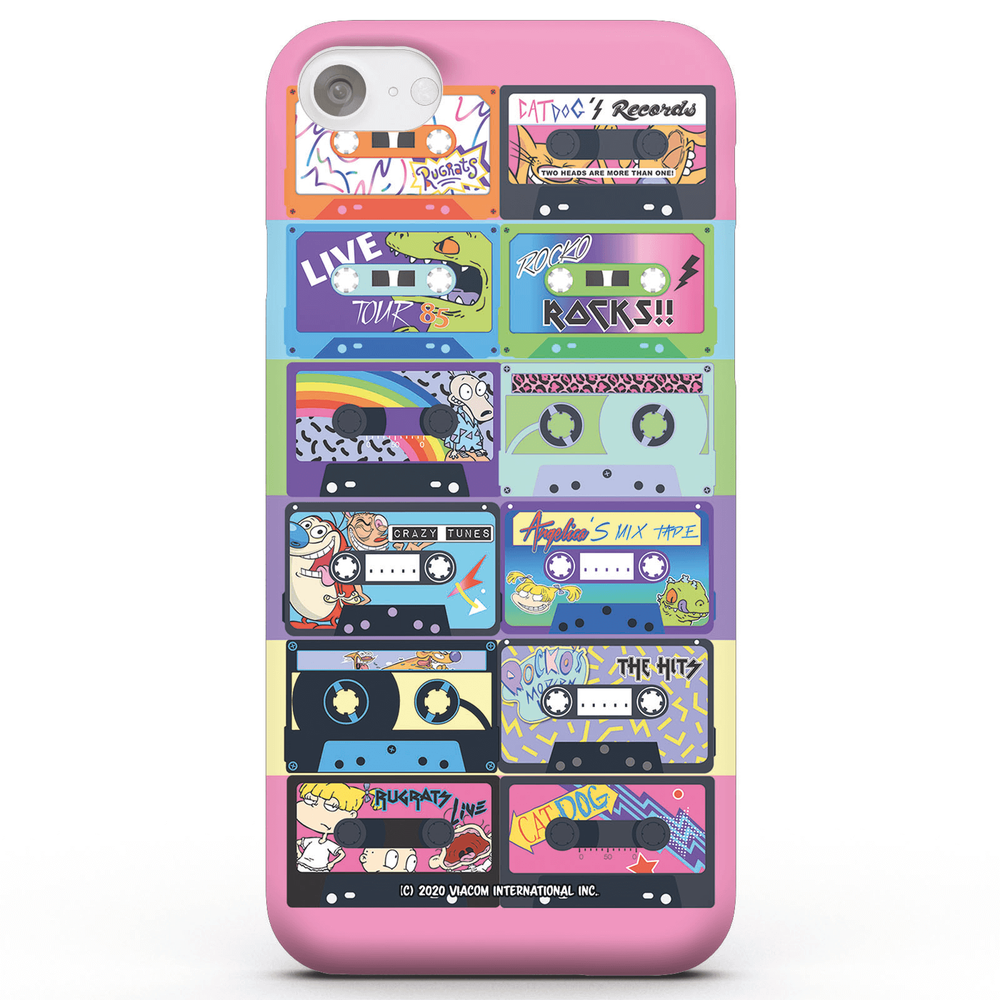 Coque Smartphone Nickelodeon Casettes pour iPhone et Android - iPhone 5/5s - Coque Simple Matte Image 1