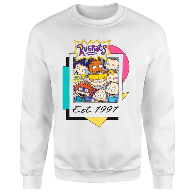 Sweat-shirt Les Razmoket Est. 1999 - Blanc