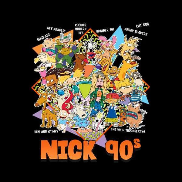 Sweat à capuche Nickelodeon Nostalgia - Noir