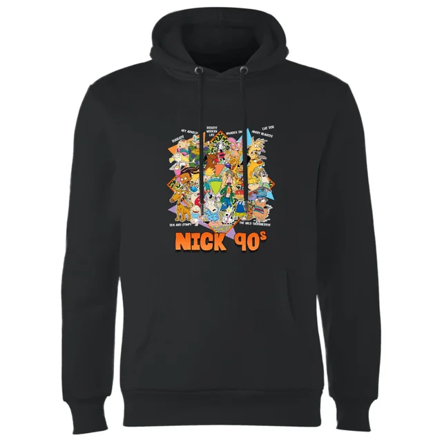 Sweat à capuche Nickelodeon Nostalgia - Noir