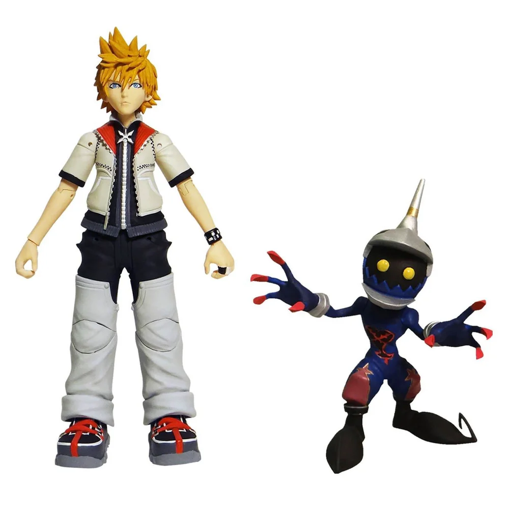 Diamond Select Kingdom Hearts, Figurine articulée Roxas et le Soldat 15 cm Image 1