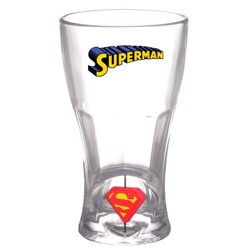 Verre à Soda Superman Logo 3D Rotatif DC Comics DC Universe Image 1
