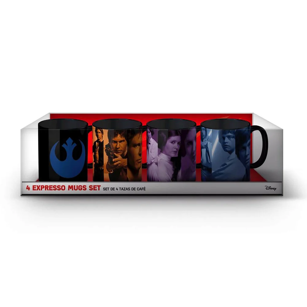 Ensemble de Tasses Espresso Céramique E8 Rebels Star Wars 4 pièces Image 1