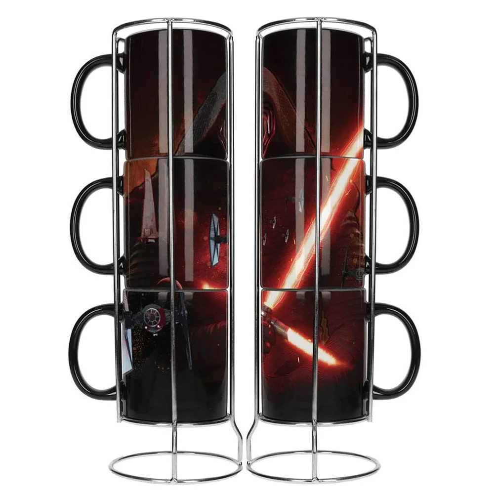 Star Wars Tasses en céramique empilables pack de 3 Kylo Sabre laser E7 Image 1