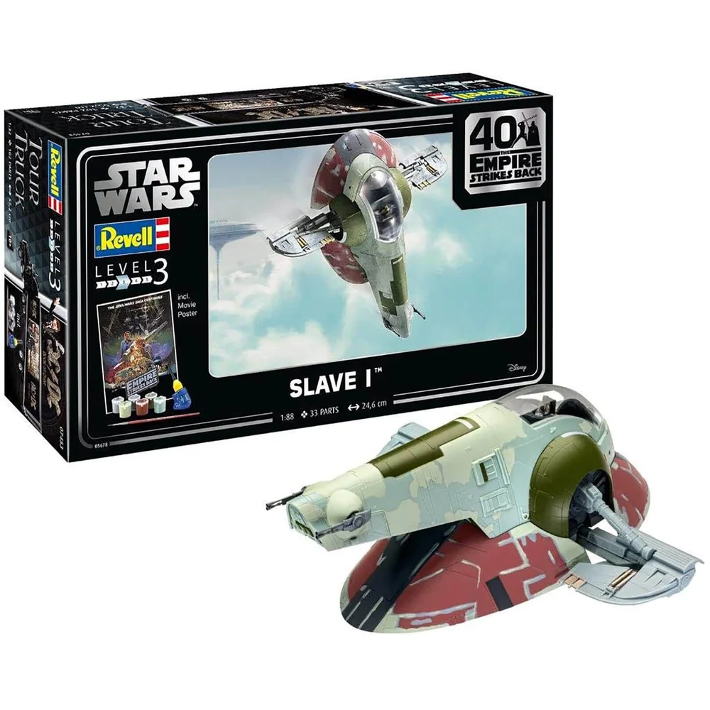Coffret cadeau Revell - Slave I (L'Empire contre-attaque 40e anniversaire) Modèle réduit (Échelle 1:88) Image 1