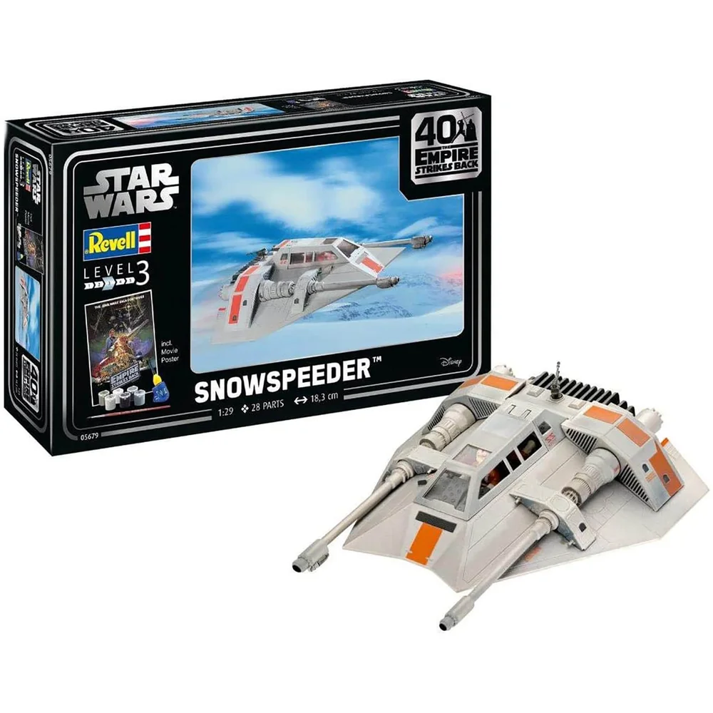 Coffret cadeau Revell - Modèle réduit Snowspeeder (L'Empire contre-attaque 40e anniversaire) (Échelle 1:29) Image 1