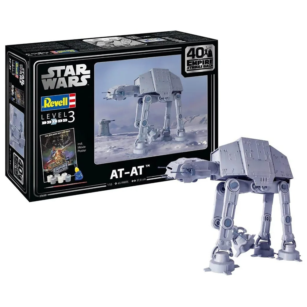 Coffret cadeau Revell - Modèle réduit AT-AT (L'Empire contre-attaque 40e anniversaire) (Échelle 1:53) Image 1