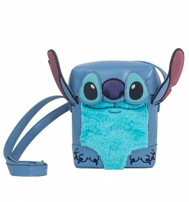 Danielle Nicole Disney Lilo and Stitch Stitch Face Box Cross Body Bag Image 1