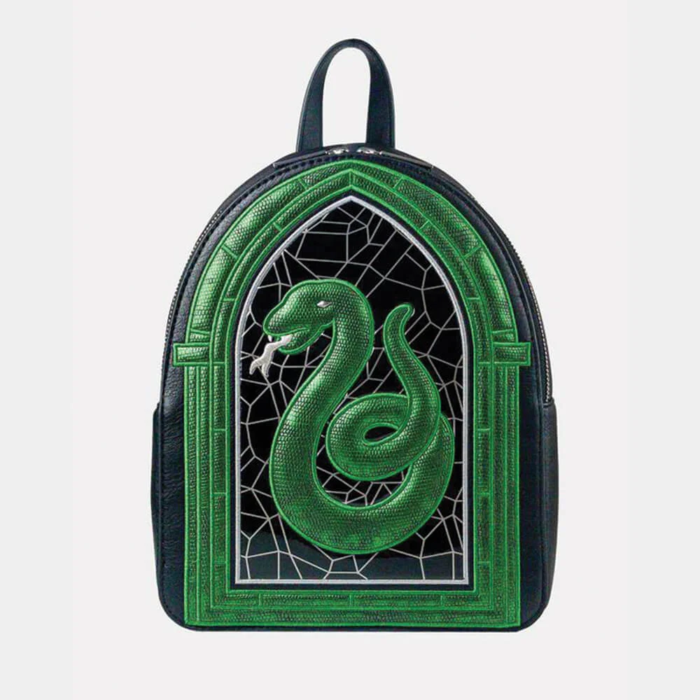 Danielle Nicole Harry Potter Slytherin Stained Glass Window Backpack Image 1