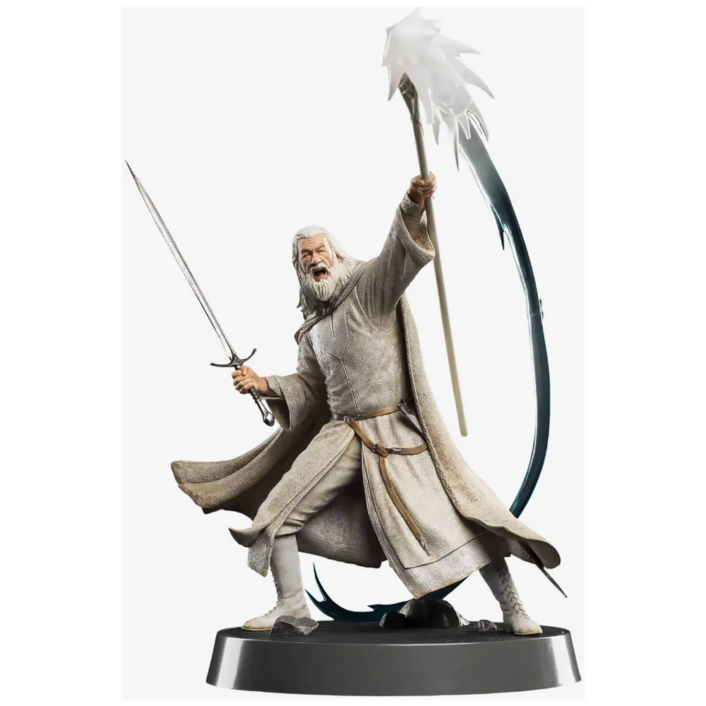 Weta Collectibles Le Seigneur des Anneaux Figures de Fandom Statuette PVC tte Gandalf le Blanc 23 cm Image 1