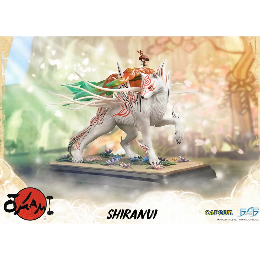 First 4 Figures Statuette en RESINE Okami Amaterasu (Shiranui) Image 1