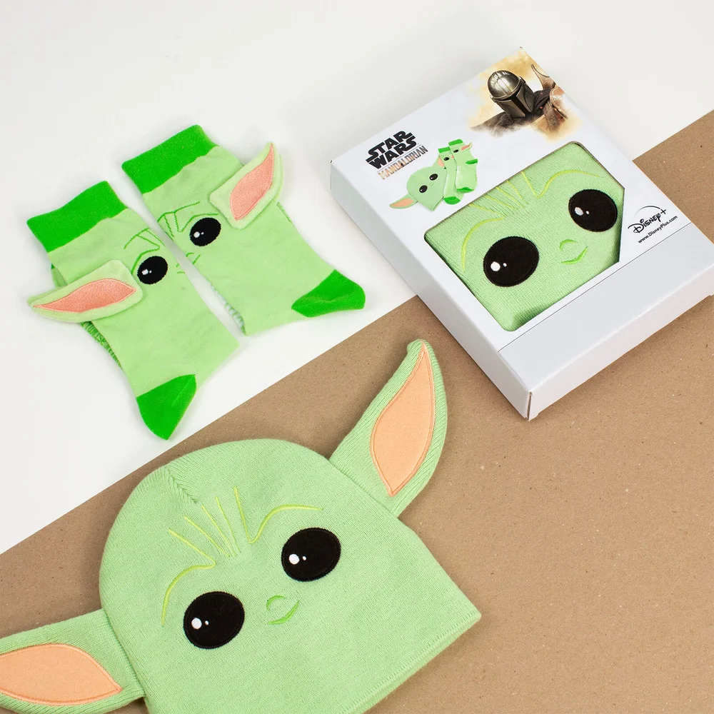 Set cadeau bonnet et chaussettes The Mandalorian - L'enfant Image 1