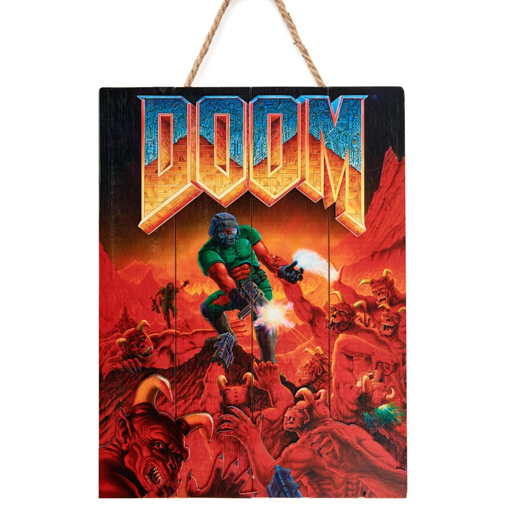 Doctor Collector DOOM Classic Œuvre en bois - Édition limitée Image 1
