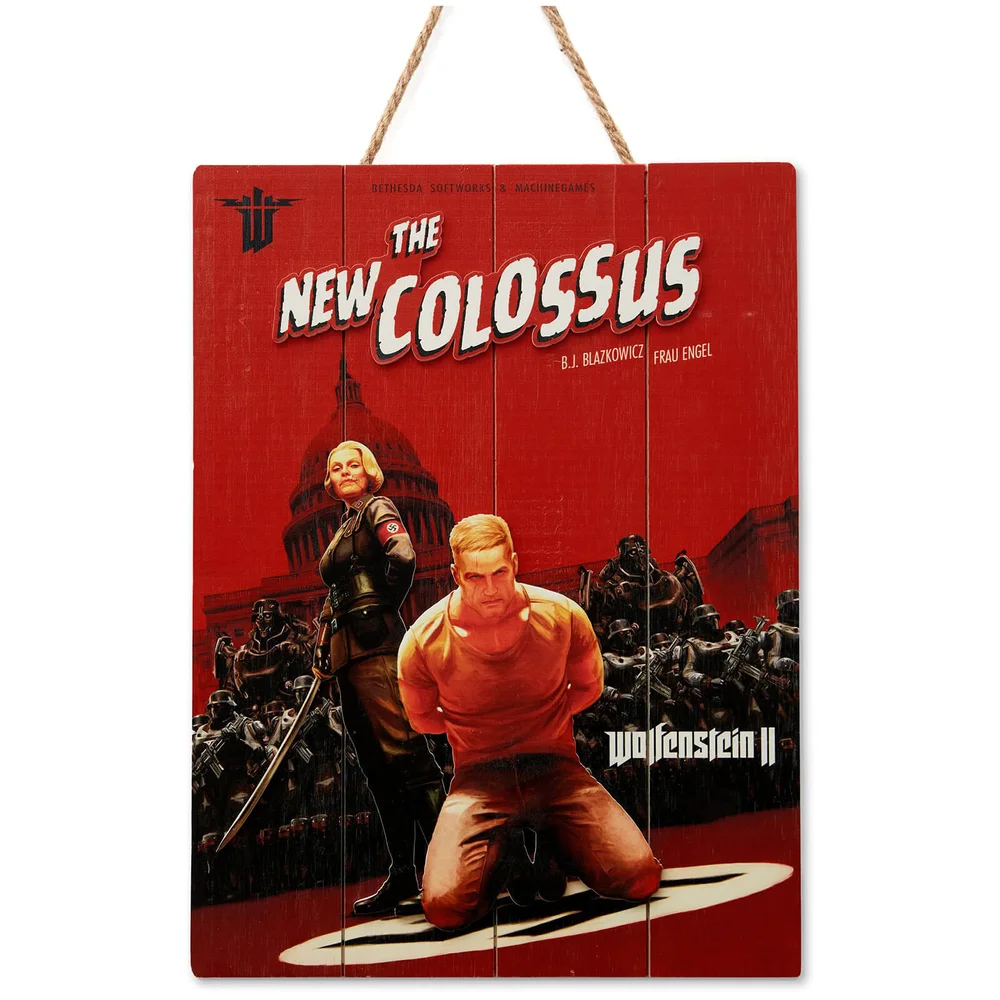 Doctor Collector Wolfenstein Colossus Œuvre en bois - Édition limitée Image 1
