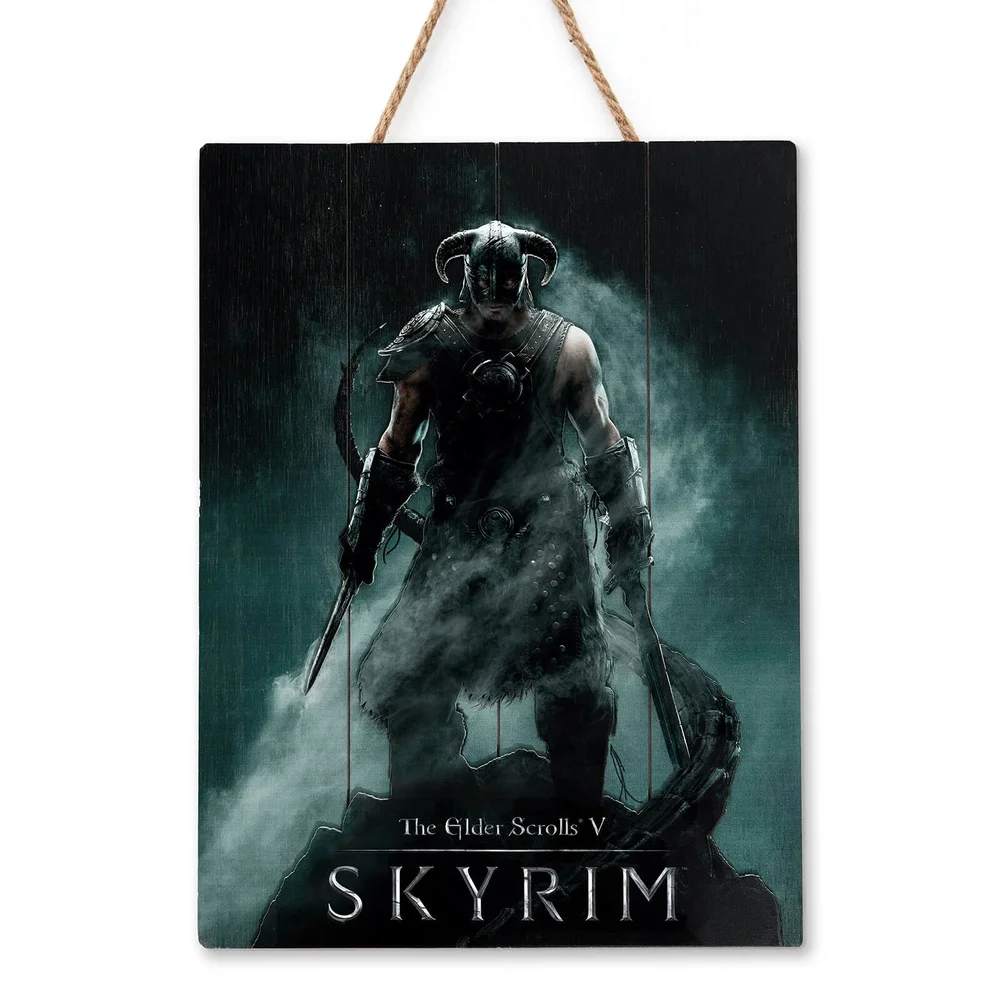 Doctor Collector Skyrim Dragonborn Œuvre en bois - Édition limitée Image 1