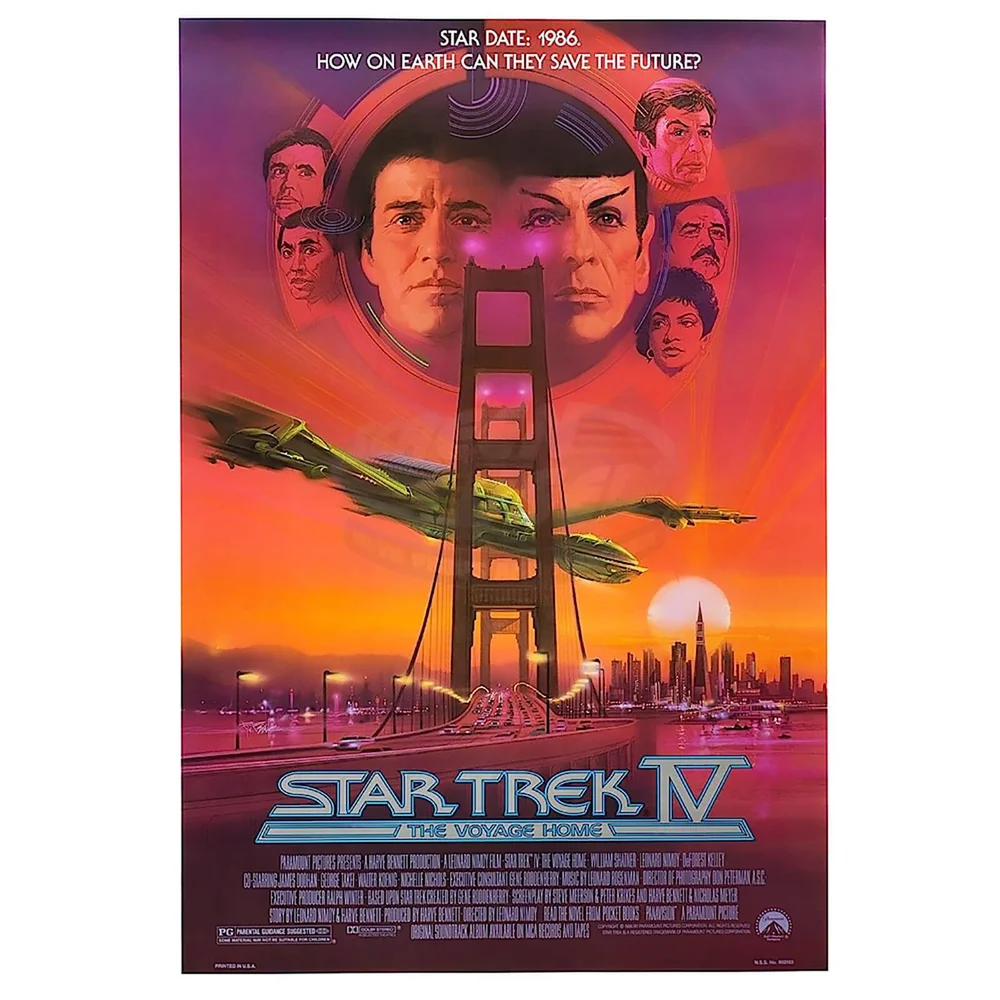 Poster Roman graphique Star Trek Voyage Home Poster Image 1