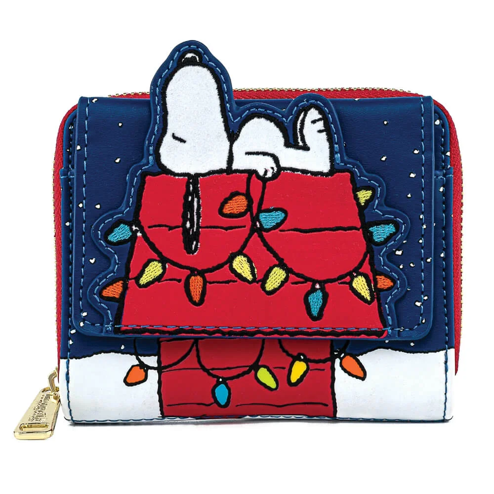 Portefeuille Loungefly Peanuts Holiday Snoopy House Image 1