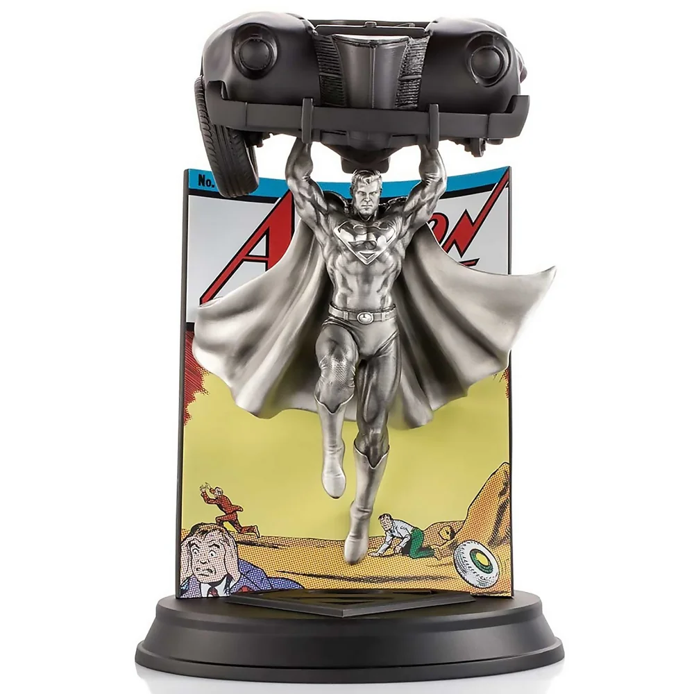 Royal Selangor DC Comics Action Comics #1 Statuette en Édition Limitée Superman Pewter - 800 pièces uniquement Image 1