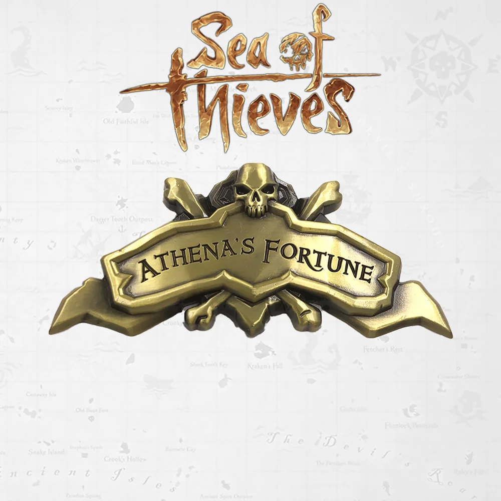 Sea of Thieves Réplique Plaque de bateau Athena Fortune en Édition limitée Image 1